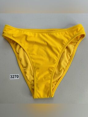 Xhilaration Bikini Bottom Yellow Large Ribbed